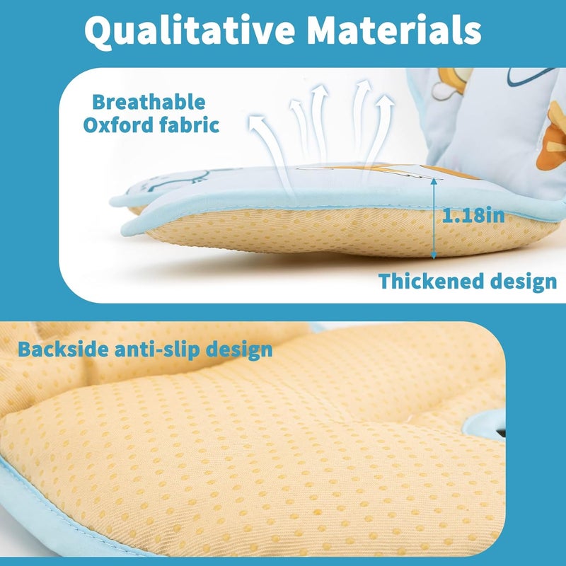 Runhike High Chair Cover Replacement Compatible with Ingenuity Soft Cushion with Anti-Slip Pad and Protecting Water Spills - Image 4